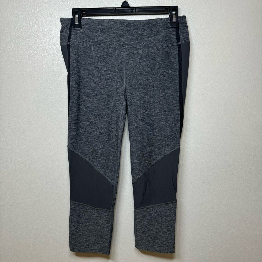 THE NORTH FACE Dynamix Leggings FlashDry XD Panels Heathered Gray Womens Medium